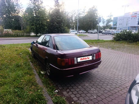 1991 Audi 80 IV (B3), красный, 80000 рублей, вид 4