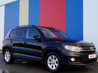 2012 Volkswagen Tiguan I Рестайлинг, чёрный, 980000 рублей, вид 2