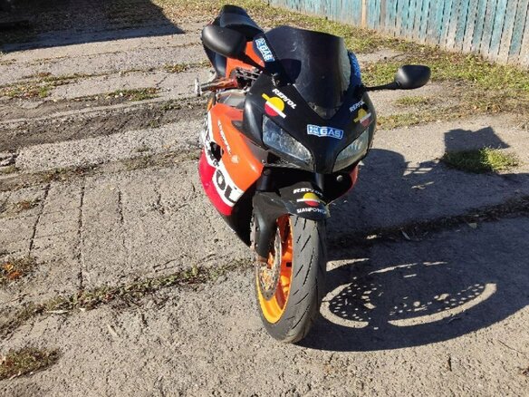 2005 Honda CBR 1000 RR/RA Fireblade, оранжевый, 500000 рублей - вид 5