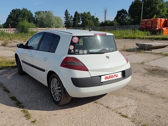 2003 Renault Megane II, белый, 250000 рублей - вид 1