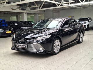 2019 Toyota Camry VIII (XV70), чёрный, 2745000 рублей, вид 3