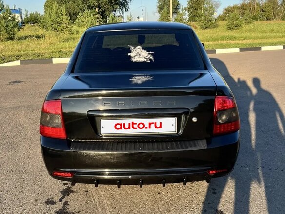 2009 Lada (ВАЗ) Priora I, чёрный, 315000 рублей - вид 1
