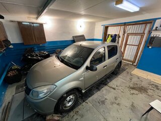 2012 Renault Sandero I, бежевый, 400000 рублей, вид 1