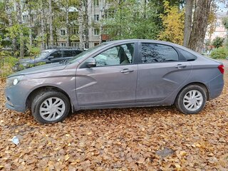2016 Lada (ВАЗ) Vesta I, серый, 590000 рублей, вид 4