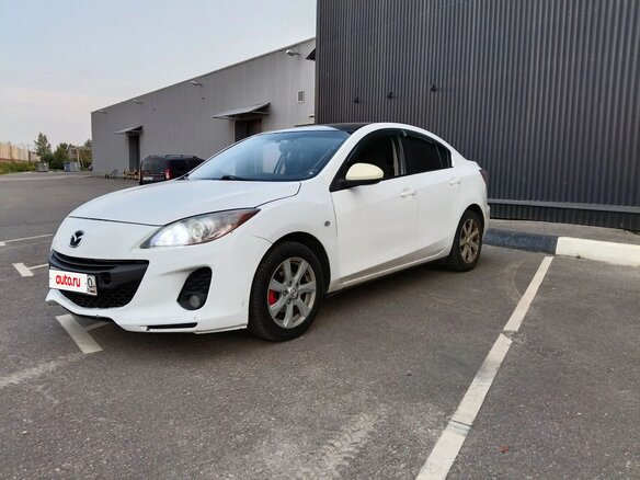 2010 Mazda 3 II (BL), белый, 580000 рублей