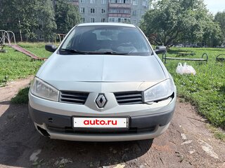 2004 Renault Megane II, серебристый, 350000 рублей, вид 1