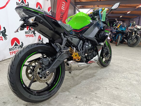 2021 Kawasaki Ninja 650, зелёный, 770000 рублей - вид 3