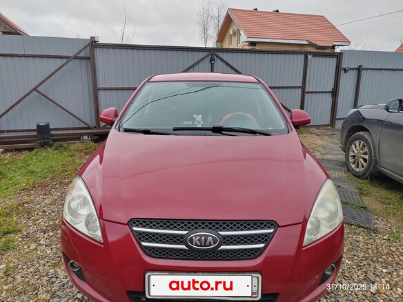 2008 Kia Ceed I, красный, 580000 рублей - вид 1