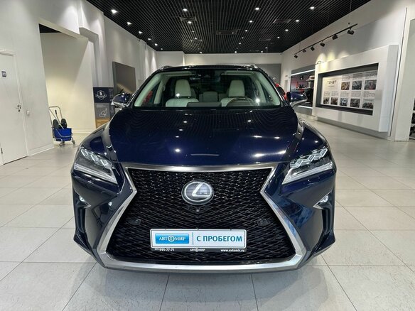 2017 Lexus RX 350L IV, синий, 3950000 рублей - вид 1