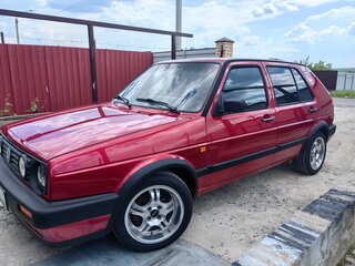 1990 Volkswagen Golf II, красный, 400000 рублей, вид 1