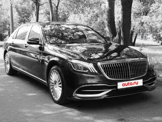 2018 Mercedes-Benz Maybach S-Класс 560 I (X222) Рестайлинг, чёрный, 5111111 рублей, вид 3