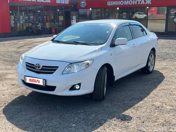2008 Toyota Corolla AMT X (E140, E150), белый