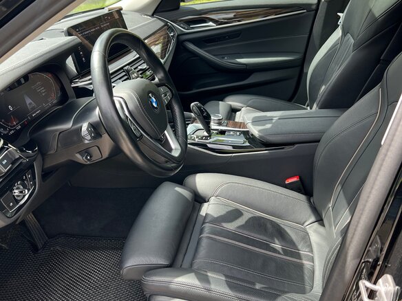 2022 BMW 5 серии 520i VII (G30/G31/G38) Рестайлинг, чёрный - вид 9