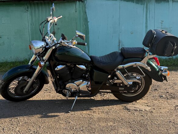 1997 Honda Shadow 400, зелёный, 320000 рублей - вид 3