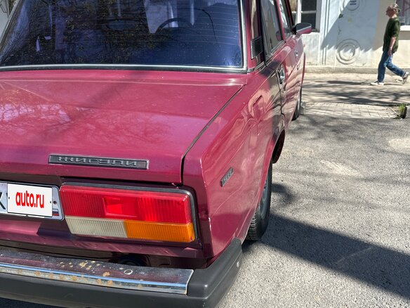 2004 Lada (ВАЗ) 2107, красный, 145000 рублей - вид 3