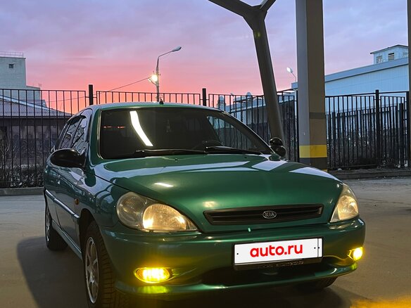 2001 Kia Rio I, зелёный, 300000 рублей - вид 3