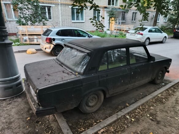 2007 Lada (ВАЗ) 2107, чёрный, 90000 рублей - вид 1