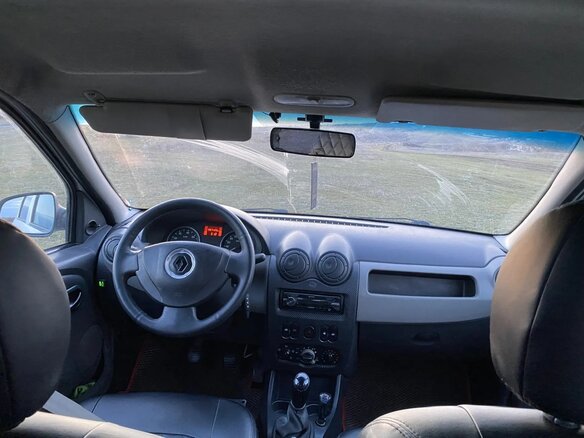 2012 Renault Logan I Рестайлинг, белый, 400000 рублей - вид 7