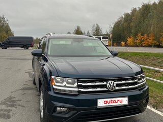2019 Volkswagen Atlas I, синий, 2300000 рублей, вид 3