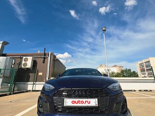 2021 Audi A5 Sportback 45 TFSI II (F5) Рестайлинг, синий, 3700000 рублей, вид 4