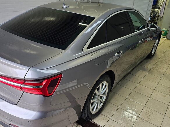 2021 Audi A6 40 TFSI V (C8), серый, 3000000 рублей - вид 2