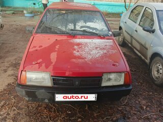 1995 Lada (ВАЗ) 2108, красный, 100000 рублей, вид 1