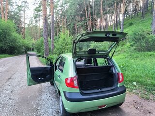 2009 Hyundai Getz I Рестайлинг, зелёный, 400000 рублей, вид 3