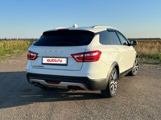 2019 Lada (ВАЗ) Vesta SW Cross I, белый, 1100000 рублей, вид 4
