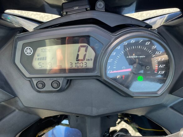 2009 Yamaha XJ6 (FZ6R), синий, 400000 рублей - вид 6