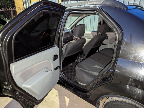 2009 Renault Logan I, чёрный, 310000 рублей - вид 16
