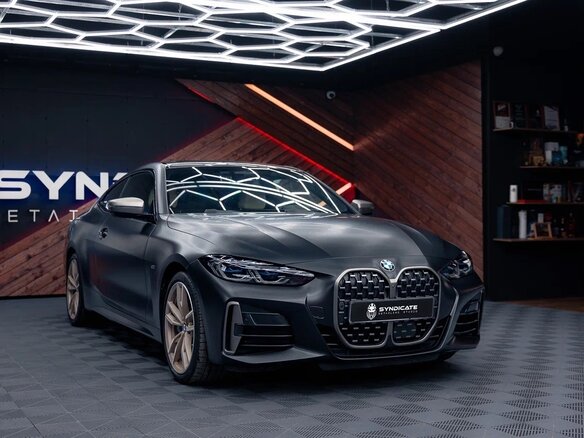 2021 BMW 4 серии M440i xDrive G22, G23, G26, чёрный, 6200000 рублей - вид 3