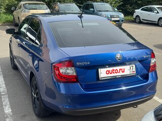 2017 Skoda Rapid I Рестайлинг, синий, 1600000 рублей, вид 4