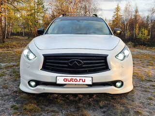 2013 Infiniti FX37 II (S51) Рестайлинг, белый, 2490000 рублей, вид 2