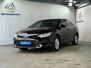 2016 Toyota Camry VII (XV50) Рестайлинг, чёрный, 2075000 рублей, вид 1
