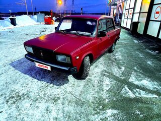 2007 Lada (ВАЗ) 2107, красный, 100000 рублей, вид 2