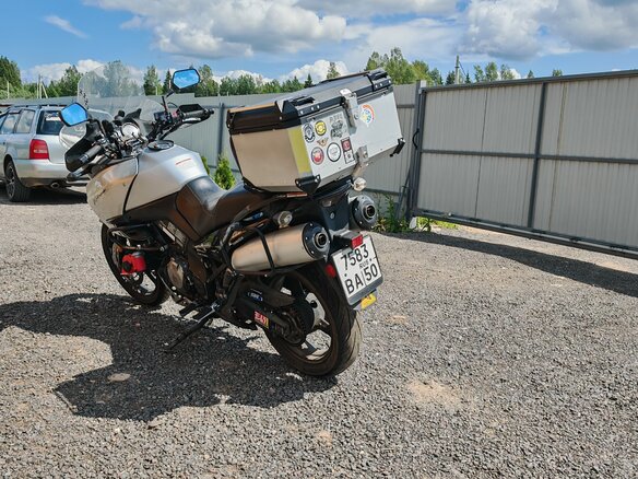 2008 Suzuki V-Strom 1000, серебристый, 499999 рублей - вид 5