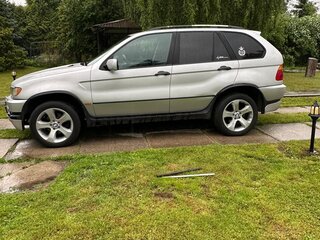 2001 BMW X5 3.0i I (E53), серебристый, 920000 рублей, вид 3