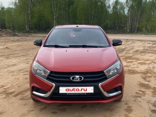 2016 Lada (ВАЗ) Vesta I, красный, 750000 рублей, вид 5