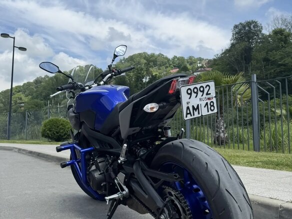 2020 Yamaha MT-09 (FZ-09), синий, 1000000 рублей - вид 4