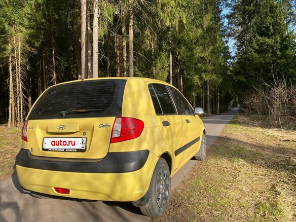 2005 Hyundai Getz I Рестайлинг, жёлтый, 310000 рублей - вид 3