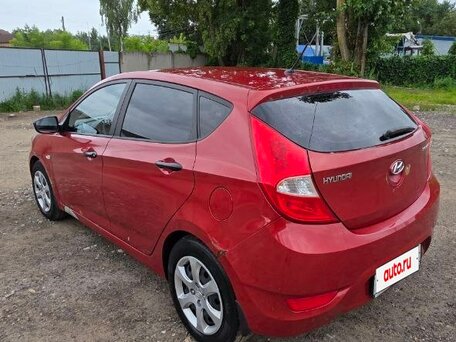 2012 Hyundai Solaris I, красный, 470000 рублей, вид 4