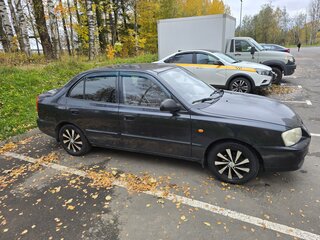 2007 Hyundai Accent ТагАЗ II, чёрный, 320000 рублей, вид 3