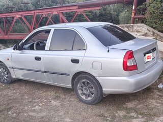 2007 Hyundai Accent ТагАЗ II, серебристый, 320000 рублей, вид 3