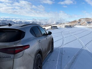 2017 Alfa Romeo Stelvio I, серый, 2250000 рублей, вид 4