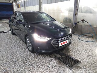 2017 Hyundai Elantra VI (AD), чёрный, 1380000 рублей, вид 1