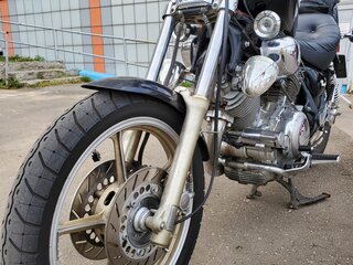 1991 Yamaha XV1100 Virago, чёрный, 299000 рублей, вид 1