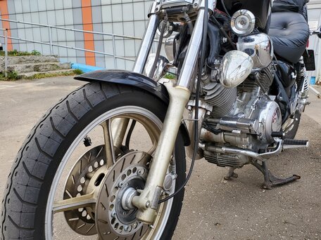 1991 Yamaha XV1100 Virago, чёрный, 299000 рублей, вид 1