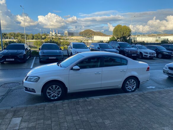 2014 Volkswagen Passat B7, белый, 1350000 рублей - вид 9