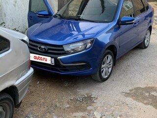 2019 Lada (ВАЗ) Granta I Рестайлинг, синий, 630000 рублей, вид 1