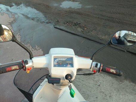 1999 Honda Gyro, белый, 110000 рублей, вид 4